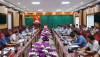 Thường trực Tỉnh ủy làm việc với Đảng ủy UBND tỉnh và các cơ quan, địa phương liên quan về tình hình triển khai một số dự án trên địa bàn tỉnh.