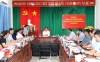 Đồng chí Phó Bí thư Thường trực Tỉnh ủy làm việc với Ban Thường vụ Huyện ủy Sa Thầy.