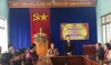 Đồng chí Phó Bí thư Thường trực Tỉnh ủy dự Lễ trao tặng quà  cho hộ nghèo nhân dịp Tết Nguyên đán Canh Tý 2020  tại xã Hiếu, huyện Kon Plông